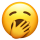 Эмодзи Зевающее лицо